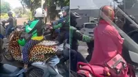 6 Potret Emak-Emak Pakai Motor Anti-Mainstream Ini Bikin Tepuk Jidat (Twitter/txtdarigajelas IG/kepoin_trending)