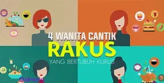4 Wanita Rakus Bertubuh Kurus