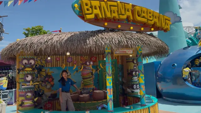 Ba-Na-Na CaBaNa! Minion Land Universal Studios Singapore. [Anisha/Fimela]