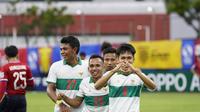 Winger Timnas Indonesia, Witan Sulaeman merayakan gol di Piala AFF 2020. (PSSI).