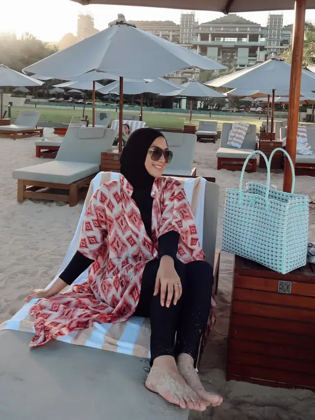 Citra Kirana liburan ke Bali. [@citraciki]