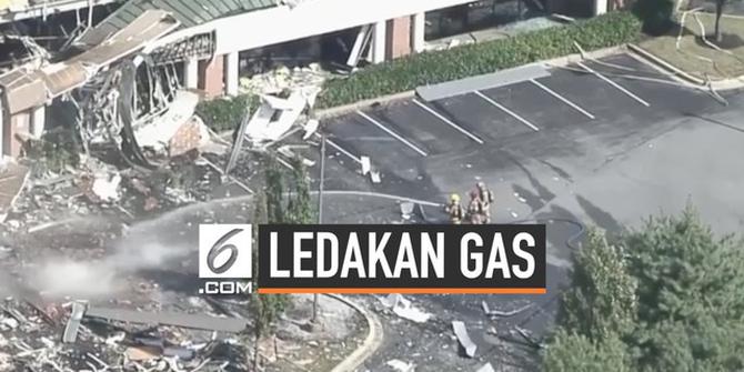 VIDEO: Ledakan Gas Hancurkan Perkantoran dan Pusat Perbelanjaan