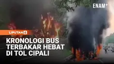 Sebuah bus pariwisata terbakar hebat di ruas Tol Cipali KM 95 wilayah Subang, Jawa Barat, Minggu sore. Bus yang tengah melaju dari arah Cirebon menuju Jakarta itu diduga mengalami korsleting listrik pada bagian mesin belakang.