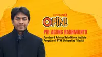 PRI AGUNG RAKHMANTO, Founder & Advisor ReforMiner Institute dan Pengajar di FTKE Universitas Trisakti