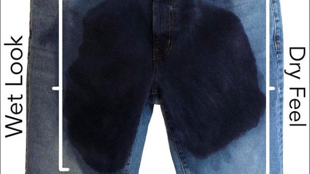 Viral Celana Unik Dengan Efek Noda Ngompol, Bikin Heboh Warganet. (Sumber: Instagram/wetpantsdenim)