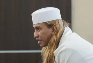 Terdakwa kasus penganiayaan remaja Bahar bin Smith divonis hukuman 3 tahun penjara. (Liputan6.com/Huyogo Simbolon)