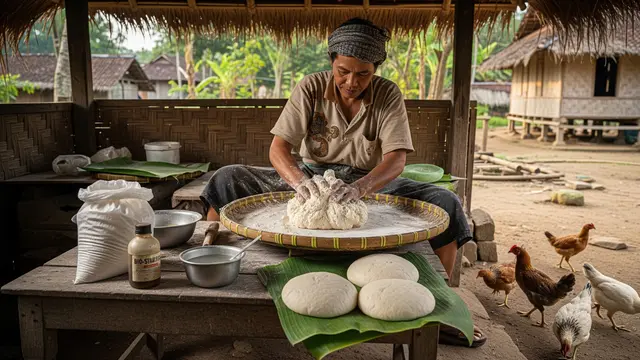 Cara Buat Pakan Ayam Fermentasi dari Roti Kedaluwarsa/Gemini AI