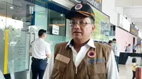 Direktur Pengelolaan Logistik dan Peralatan Badan Nasional Penanggulangan Bencana (BNPB) Rustian. (Liputan6.com/Ady Anugrahadi)