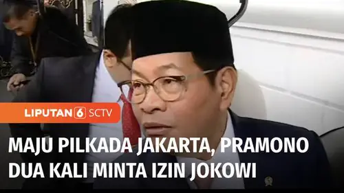 VIDEO: Pramono Anung Mengaku Maju di Pilgub karena Titah Dadakan Megawati