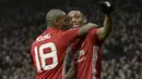 4. Anthony Martial - Dirinya merelakan nomor kesukaannya sembilan kepada Zlatan Ibrahimovic kemudian Romelu Lukaku. Untuk menebus itu, jika penyerang Prancis ini bisa terus bersinar MU layak menghadiakan nomor tujuh kepadanya. (AFP/Oli Scarff)