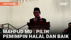 Thumbnail mahfud md pilih pemimpin halal