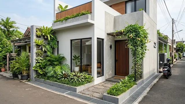 Tips agar Fasad Rumah Kecil Tetap Terlihat Mewah