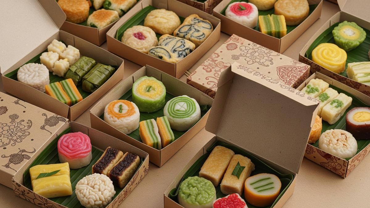 10 Kreasi Jajanan Pasar dalam Kemasan Kotak Kecil Karton, Cocok untuk Usaha Rumahan