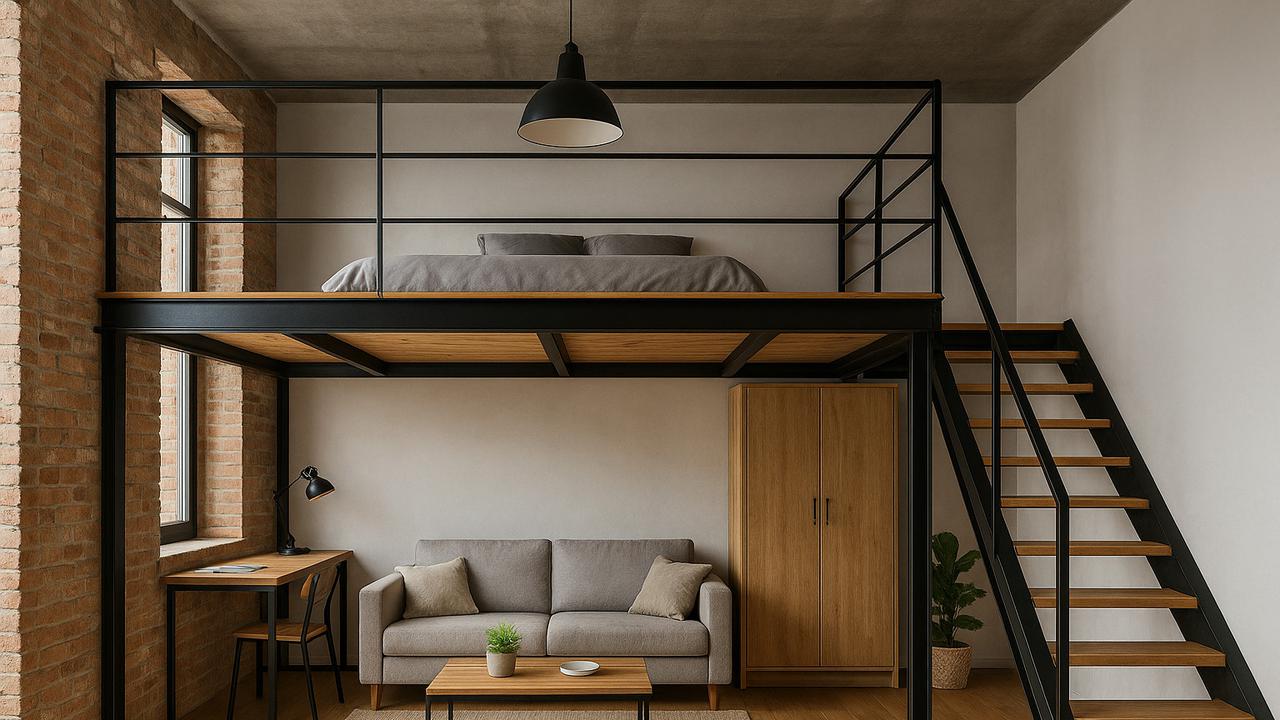 7 Tren Rumah Mezzanine Bergaya Industrial Minimalis untuk Hunian Sempit ...