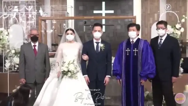 6 Momen Pernikahan Billy Davidson dan Patricia Devina, Penuh Kebahagiaan