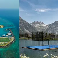 Intip ulasan lokasi lapangan padel terindah dengan pemandangan spektakuler (Emerald Faarufushi, Arosa)