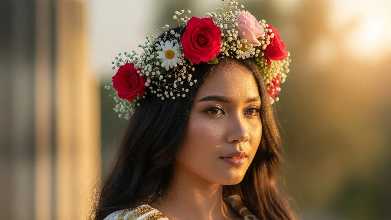 Prompt Gemini AI Viral Edit Foto Ala Dewi Yunani dengan Mahkota Bunga