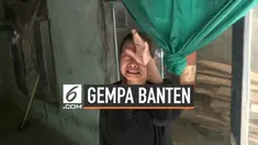 Gempa kuat magnitudo 6,9 yang mengguncang sejumlah tempat menyisakan kengerian bagi sebagian warga. Salah satunya Nuraeni, warga Pandeglang yang nyaris kehilangan anaknya.