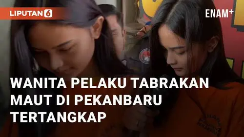 VIDEO: Viral Wanita Pelaku Tabrakan Maut di Marpoyan Damai Pekanbaru Tertangkap