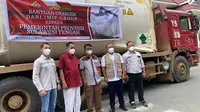 Indonesia Morowali Industrial Park memberikan bantuan 40 tok oksigen ke Pemprov Sulawesi Tengah.
