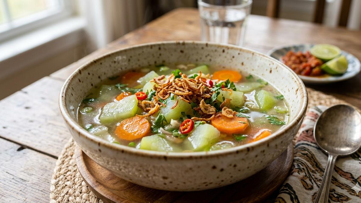 Cara Membuat Sayur Bening Labu Siam yang Praktis, 10 Menit Langsung Jadi!