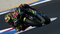 Pembalap Mooney VR46 Ducati Marco Bezzecchi menjadi yang tercepat di sesi latihan resmi MotoGP San Marino (AFP)