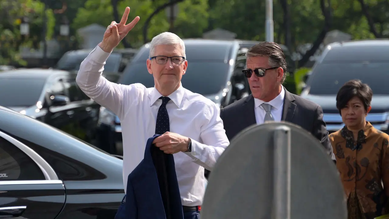 CEO Apple Tim Cook Datangi Istana Kepresidenan