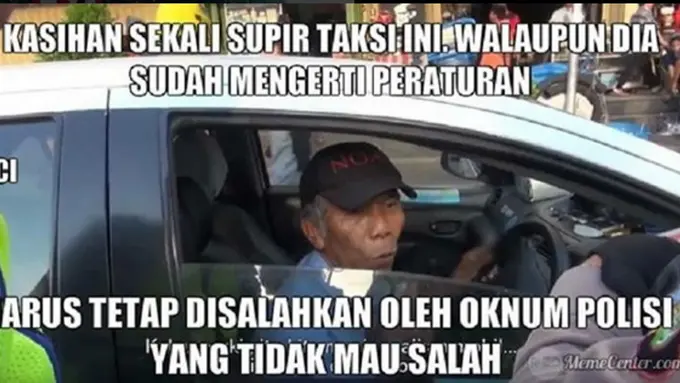 Heboh! Meme Lucu ‘Polisi Selalu Benar’