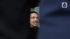 Mantan terpidana kasus korupsi pengadaan barang dan jasa di lingkungan Kemenag tahun 2011 Fahd El Fouz tiba untuk menjalani pemeriksaan di Kantor KPK, Jakarta, Kamis (23/1/2020). Wasekjen Partai Golkar tersebut diperiksa sebagai saksi untuk tersangka Undang Sumantri. (merdeka.com/Dwi Narwoko)