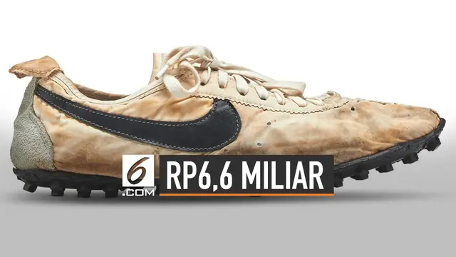 VIDEO: Bentuk Sneaker Termahal, Dilelang Laku Rp6,6 Miliar