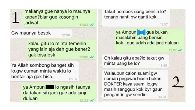Chat Teman Maksa Minjam Uang Malah Bikin Warganet Geregetan