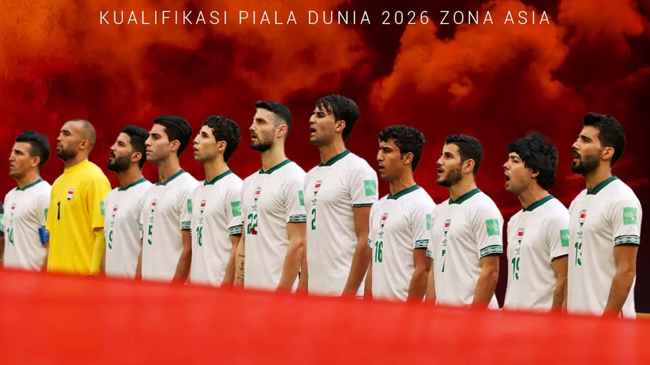 Kualifikasi Piala Dunia 2026 Zona Asia - Ilustrasi Timnas Irak Vs Timnas Indonesia