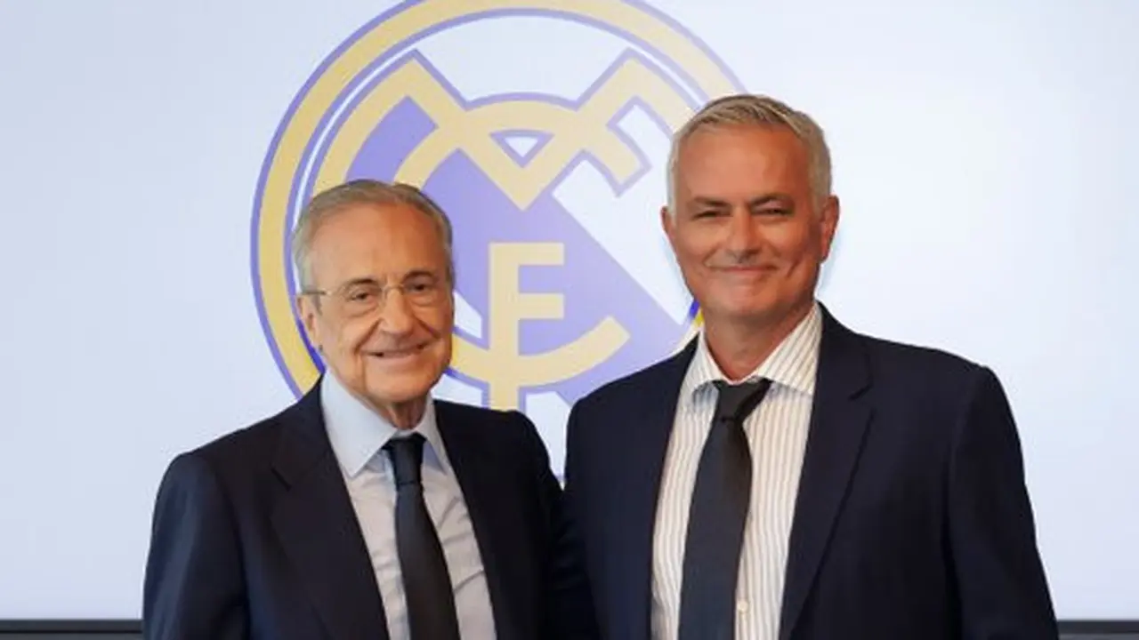 Jose Mourinho dan Florentino Perez