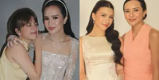 Lihat di sini beberapa potret pesona antara Cassandra Lee dan Beby Tsabina saat jadi bridesmaid di pernikahan satu sama lain.