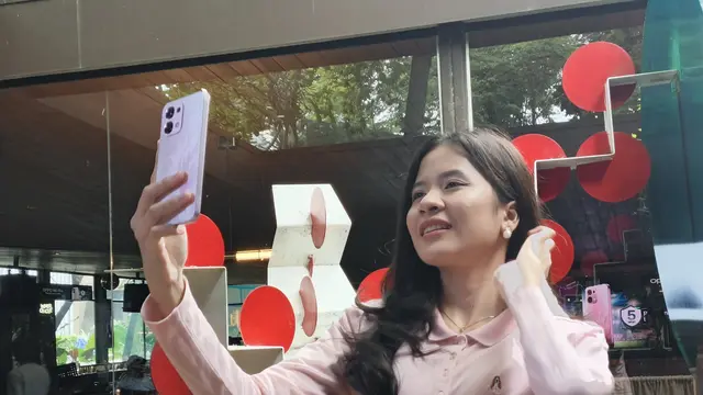 Oppo A6 Pro saat acara peluncuran pada Selasa (7/10/2025) di Jakarta.