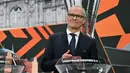 Sebagaimana telah diketahui, rangkaian fase knockout playoff Liga Europa 2025/2026 rampung digelar pada pertengahan pekan lalu. Tampak dalam foto, Wakil Sekretaris Jenderal UEFA, Giorgio Marchetti bereaksi selama pengundian babak 16 besar, perempat final, dan semifinal Liga Europa 2025/2026 di House of European Football, Nyon, Swiss, Jumat (27/2/2026). (Harold CUNNINGHAM/AFP)