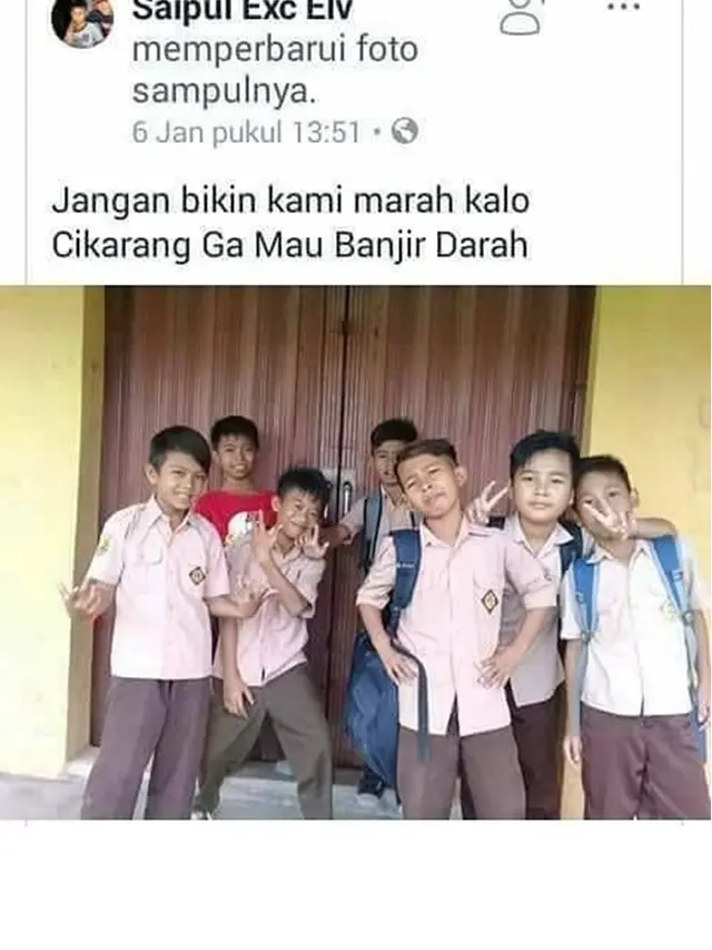 Status Facebook 6 Anak Sekolah Ini Absurd Banget, Bikin Tepuk Jidat