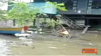 Banjir di Wette'e Sidrap Mencapai 4 Meter