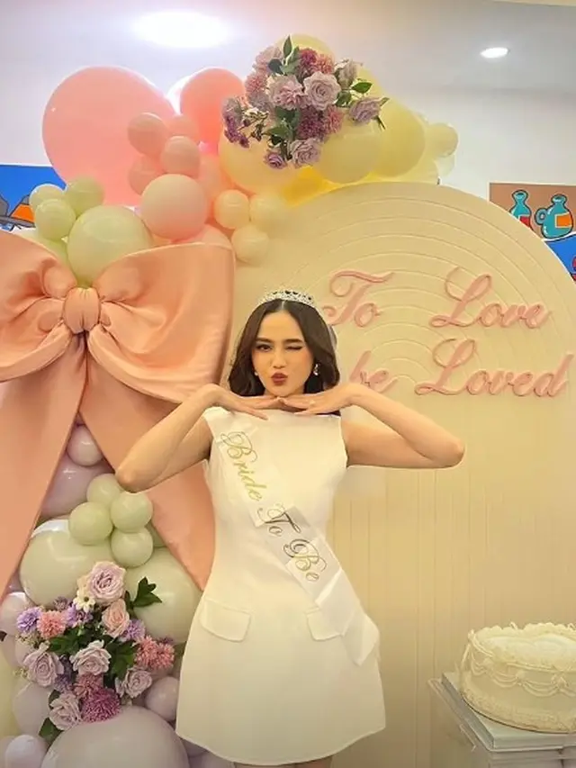 Dekorasi Bridal Shower Syifa Hadju (Foto: Instagram @syifahadju)