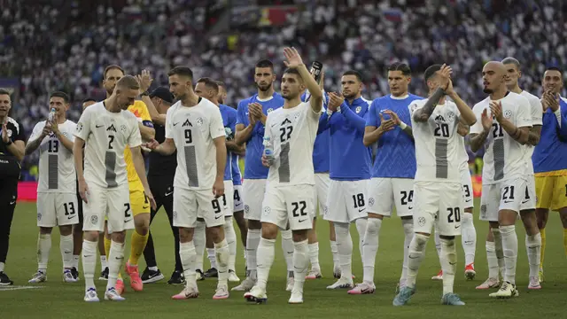 Foto: Christian Eriksen Cetak Gol, Denmark Ditahan Imbang Slovenia di Grup C Euro 2024