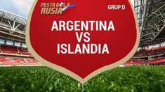 Timnas Islandia membuat Timnas Argentina terkejut pada laga perdana Grup D Piala Dunia 2018 di Otkrytiye Arena, Sabtu (16/6/2018). Kedua tim bermain imbang 1-1.