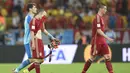 Spanyol. Berstatus juara Piala Dunia 2010, Spanyol langsung terhenti di fase grup Piala Dunia 2014 yang digelar di Brasil. Tergabung di Grup B, Andres Iniesta dkk finis di posisi ketiga dengan raihan 3 poin, hasil dari 1 kali menang dan 2 kali kalah. Satu-satunya kemenangan diraih saat Spanyol menang 3-0 atas Australia pada mathday ketiga. Sementara pada matchday pertama dan kedua Spanyol menelan kekalahan 1-5 dari Belanda dan 0-2 dari Cile. (AFP/Lluis Gene)