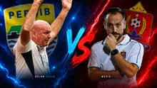 Persib Bandung akan menjalani laga krusial melawan Persijap Jepara pada laga penutup BRI Super League. Duel pelatih Bojan Hodak Vs Mario Lemos. (Photo by Bola.com/Graphic generated Chatgpt)
