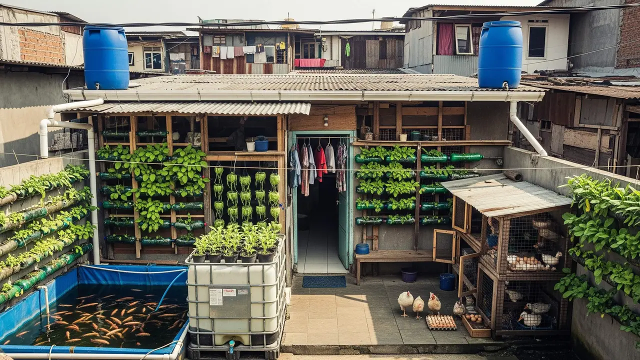 Model Rumah Produktif yang Bisa Menghasilkan Pangan dan Uang Sekaligus