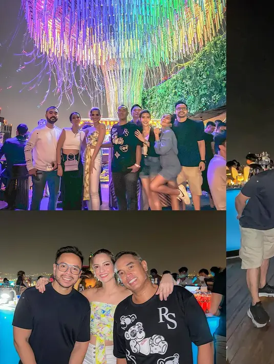 Pesta ulang tahun ini jadi kelanjutan perayaan ulang tahun setelah festival musik di Thailand [@ramadhaniabakrie]