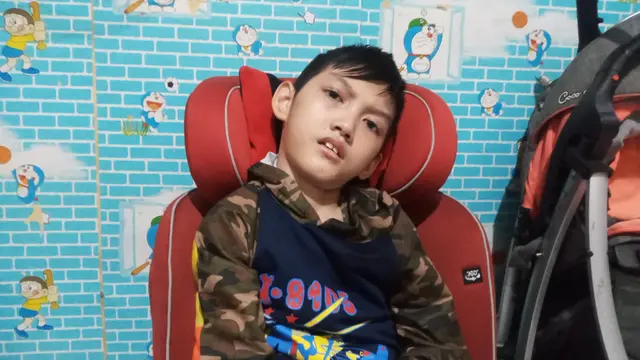 Gathan penyandang Cerebral Palsy Foto: Dokumen Pribadi.