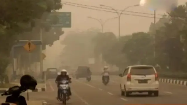 Kabut Asap dengan Kandungan Racun Mematikan Resahkan Warga Riau