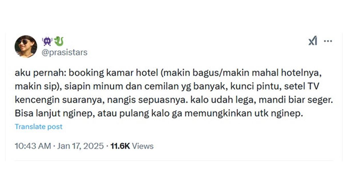 6 Cerita Netizen ketika Nangis Sendirian Ini Relate, Lebih Bebas Keluarkan Emosi