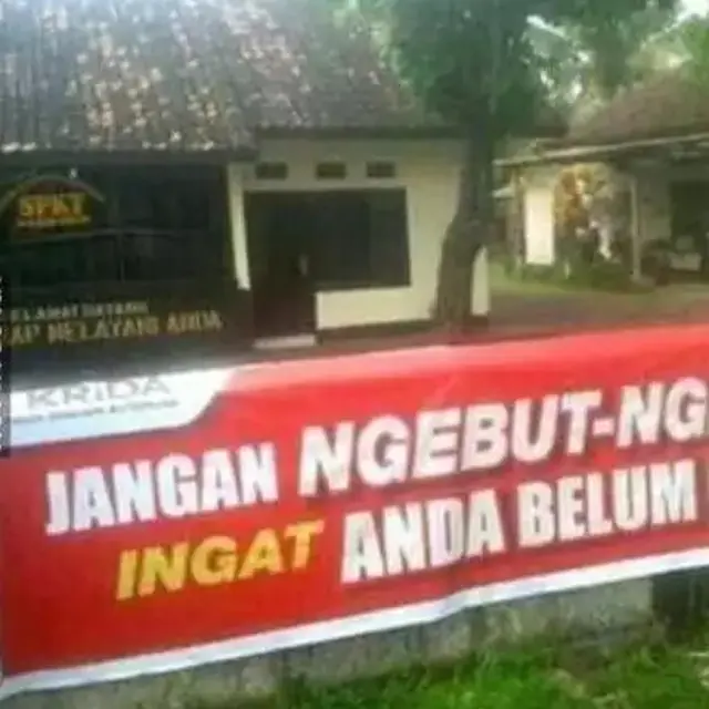 6 Tulisan Peringatan Tidak Selesai Ini Bikin Penasaran, Jadi Menebak Sendiri
