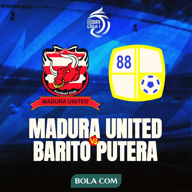 BRI Liga 1 - Madura United Vs Barito Putera